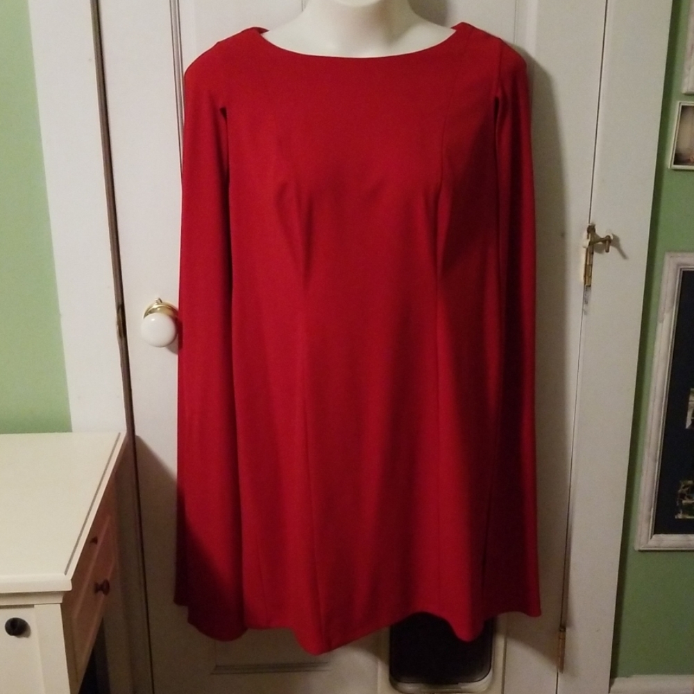 Adrianna Papell Cape Dress